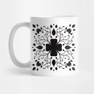 Black Clover Pattern Mug